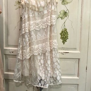 Beautiful cream lace dress